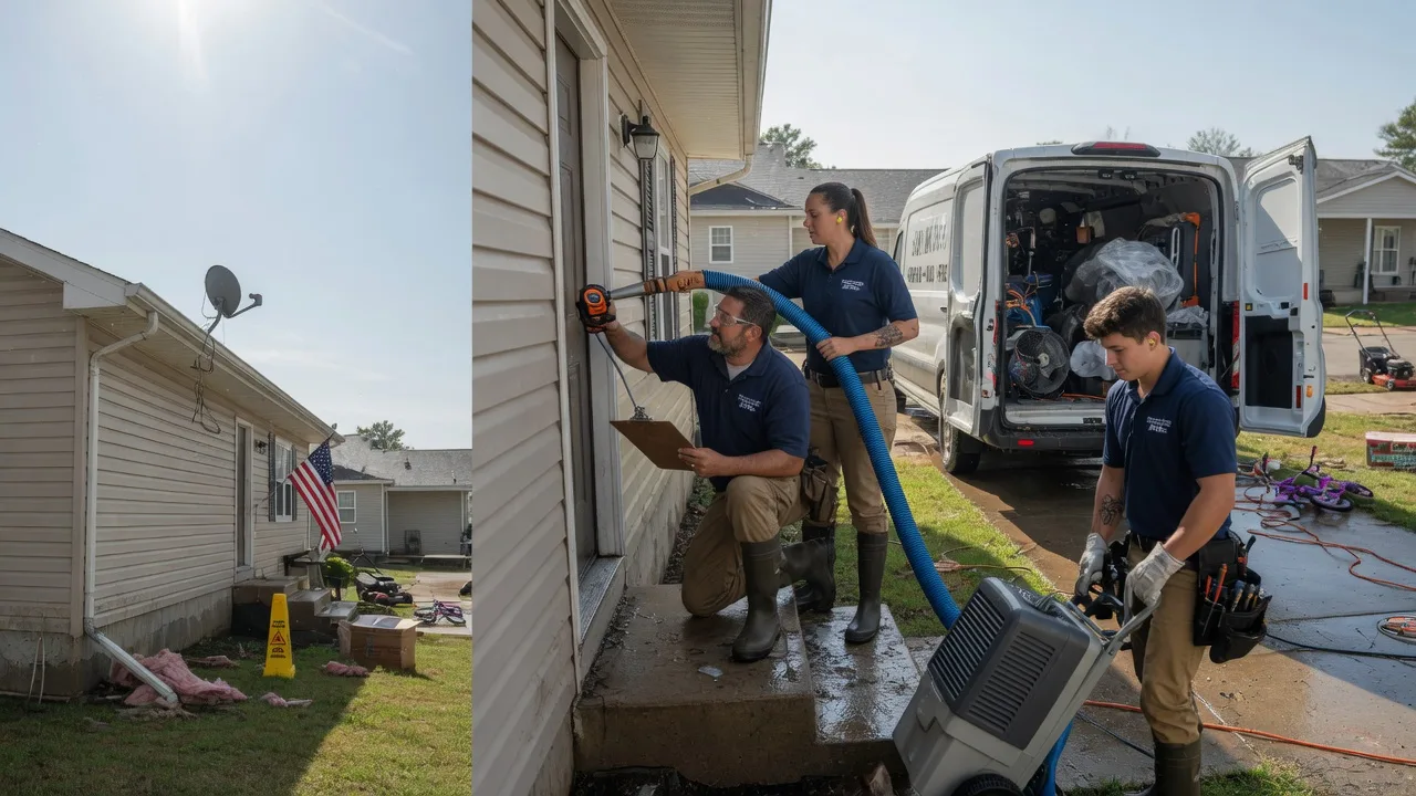 Ceiling Water Damage Restoration in Thompson, UT near me